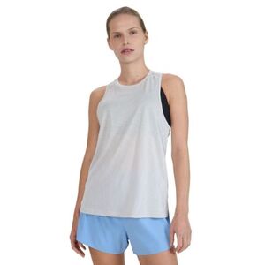 Dámské běžecké tričko bez rukávů 4F-SLEEVELESS FNK-WSS25TFSLF427-27S-COLD LIGHT GREY obraz