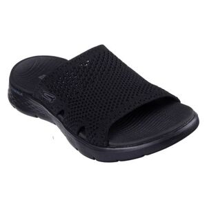Dámské pantofle (plážová obuv) SKECHERS-Go Walk Flex Sandal Elation W black obraz