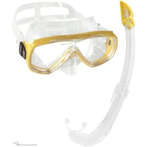 Potápěčský/snorklovací set CRESSI-ONDA + MEXICO COMBO CLEAR/YELLOW obraz