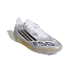 Pánské outdoorové fotbalové kopačky ADIDAS-F50 Pro M FG cloud white/core black/gold metallic obraz