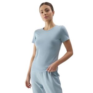 Dámské tričko s krátkým rukávem 4F-TSHIRT-WSS24TTSHF1267-34S-LIGHT BLUE obraz