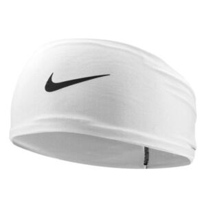 Čelenka NIKE-DRI-FIT FURY CLASSIC WIDE HEADBAND WHITE/BLACK/BLACK obraz