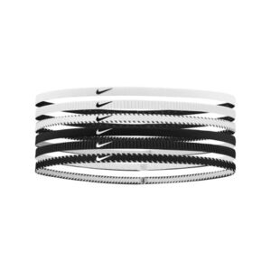 Čelenka NIKE-FLEX CLASSIC SLIM HEADBANDS 6PK WHITE/BLACK/WHITE obraz