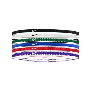 Čelenka NIKE-FLEX CLASSIC SLIM HEADBANDS 6PK GAME ROYAL/UNIVERSITY RED/WHITE obraz