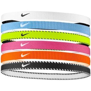 Čelenka NIKE-FLEX CLASSIC HEADBANDS 6PK VOLT/VIVID PINK/WHITE obraz