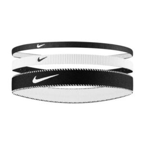 Čelenka NIKE-FLEX CLASSIC MIXED WIDTH HEADBANDS 3PK BLACK/WHITE/BLACK obraz