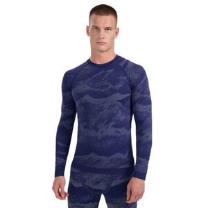 Pánské termo tričko s dlouhým rukávem 4F-SEAMLESS UNDERWEAR M227-WAW25USEAM227-32A-DENIM ALLOVER obraz