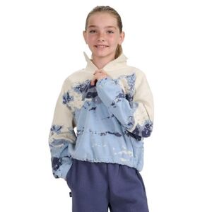 Dívčí lyžařská fleece mikina 4F JUNIOR-FLEECE F343-4FJWAW25TFLEF343-90A-MULTICOLOUR ALLOVER obraz