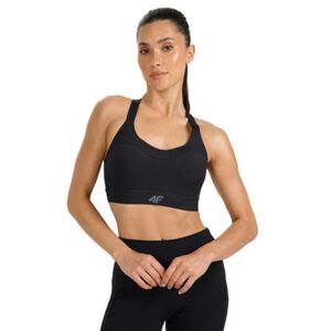 Dámská sportovní tréninková podprsenka 4F-SPORT BRA F180-WAW25USBAF180-20S-DEEP BLACK obraz