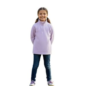 Dívčí lyžařská fleece mikina 4F JUNIOR-FLEECE UNDERWEAR F060-4FJWAW25UFLEF060-51S-VIOLET obraz