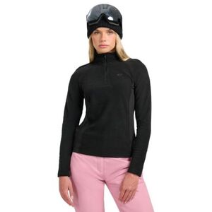 Dámská lyžařská fleece mikina 4F-FLEECE UNDERWEAR F064-WAW25UFLEF064-20S-DEEP BLACK obraz