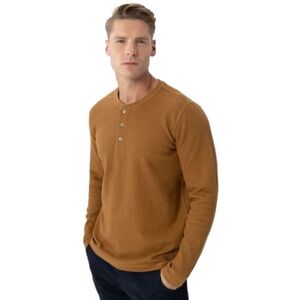 Pánské tričko s dlouhým rukávem VOLCANO-L-AZUX-102-BEIGE obraz