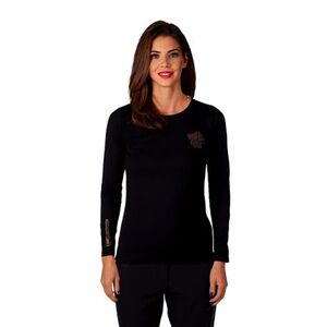 Dámské turistické tričko s dlouhým rukávem NORTHFINDER-HAILIE-269black obraz