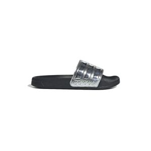 Dámské pantofle (plážová obuv) ADIDAS-Adilette Shower W core black/silver metallic/silver metallic obraz