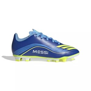 Chlapecké fotbalové kopačky outdoorové ADIDAS-F50 Messi Club Jr FG/MG team royal blue/solar yellow/semi blue burst obraz