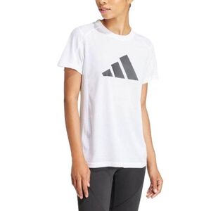 Dámské tréninkové tričko s krátkým rukávem ADIDAS-WE LOGO T WHITE/BLACK obraz