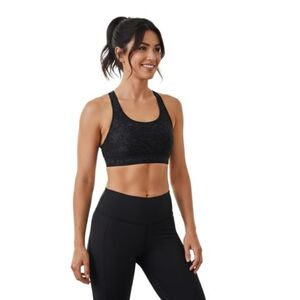 Dámská sportovní tréninková podprsenka UNDER ARMOUR-Crossback Mid Print obraz