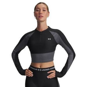 Dámské tréninkové tričko s dlouhým rukávem UNDER ARMOUR-UA HG Rib 1/4 Zip obraz