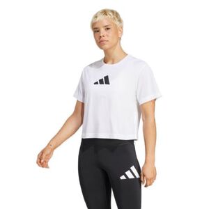 Dámské tréninkové tričko s krátkým rukávem ADIDAS-WE BL TEE WHITE obraz