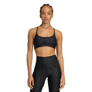 Dámská sportovní tréninková podprsenka ADIDAS-LS AOP BRA BLACK obraz