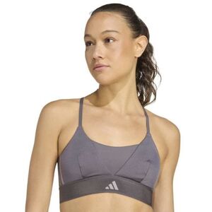 Dámská sportovní tréninková podprsenka ADIDAS-HYG SHN BRALETT GRESTR/GREY obraz