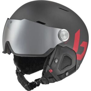 Lyžařská helma se štítem BOLLE-Might Visor-Titanium Red Matte - Brown Gun Cat 2 obraz