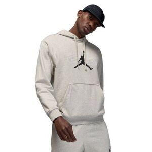 Pánská fleecová mikina s kapucí NIKE-JORDAN SPRT CSVR GFX FLC PO 084 GREY HEATER obraz