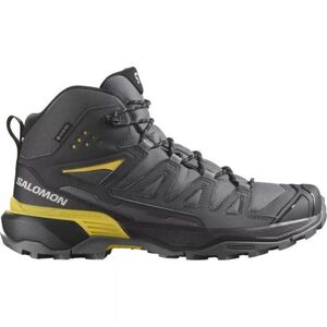 Pánská kotníková turistická obuv SALOMON-X Ultra 360 Mid GTX M castlerock/black/spicy mustard obraz