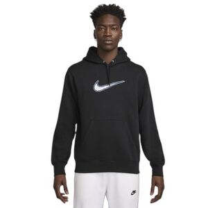 Pánská mikina s kapucí NIKE-M NK CLUB BB HDY NEO VARSITY BLACK/BLACK/BLACK obraz