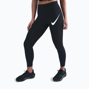 Dámské kompresní legíny NIKE-W NK DF TEMPO HR 7/8 TGT SWHBR BLACK/REFLECTIVE SILV/WHITE obraz