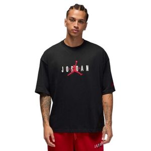 Pánské tričko s krátkým rukávem NIKE-M J BRK JD AIR WM OVSZ CRW BLACK/GYM RED obraz
