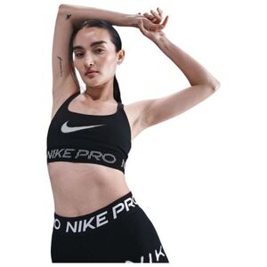 Dámská sportovní tréninková podprsenka NIKE PRO-W NP LS BRA TT GRX BLACK/WHITE/WHITE obraz