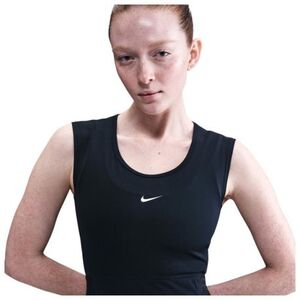 Dámské tréninkové tričko bez rukávů NIKE PRO-W NP TANK GG GRX BLACK/WHITE obraz