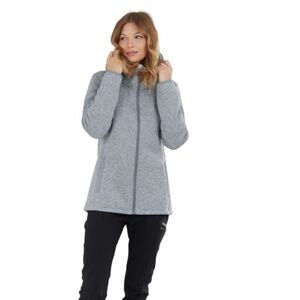 Dámská zateplená mikina se zipem FUNDANGO-Ara Fleece Jacket-745- grey heather obraz