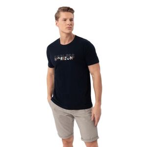 Pánské tričko s krátkým rukávem VOLCANO-T-RIZ-NAVY obraz