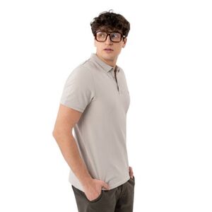 Pánské polo tričko s krátkým rukávem VOLCANO-O-CHASE-BEIGE obraz