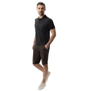Pánské polo tričko s krátkým rukávem VOLCANO-O-TAFFY-BLACK MELANGE obraz