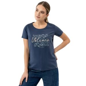 Dámské tričko s krátkým rukávem VOLCANO-T-CORIS-NAVY obraz