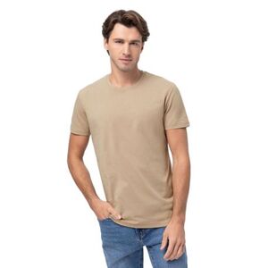 Pánské tričko s krátkým rukávem VOLCANO-T-BASIC-BEIGE obraz