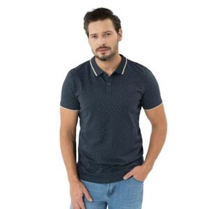 Pánské polo tričko s krátkým rukávem VOLCANO-O-GLACIER-NAVY obraz