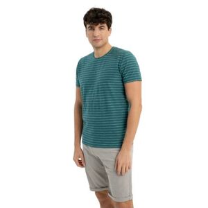 Pánské tričko s krátkým rukávem VOLCANO-TM-ULF-TURQUOISE obraz