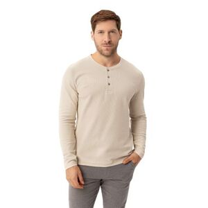 Pánské tričko s dlouhým rukávem VOLCANO-L-ONYX-CREAM obraz