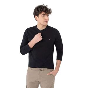 Pánské tričko s dlouhým rukávem VOLCANO-L-CASH-BLACK obraz