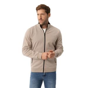 Pánská mikina se zipem VOLCANO-B-MONTERO-BEIGE obraz
