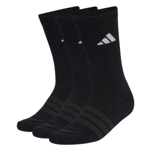 Ponožky ADIDAS-3PACK-C ESS CRW 3P BLACK/BLACK/WHITE obraz