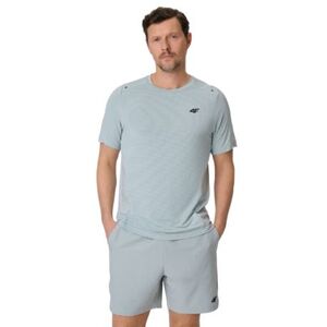 Pánské běžecké tričko s krátkým rukávem 4F-TSHIRT FNK M1775-47S-MINT obraz