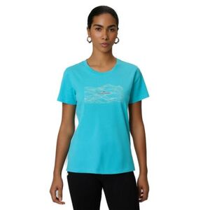 Dámské turistické tričko s krátkým rukávem 4F-TSHIRT F2785-48S-AQUA obraz