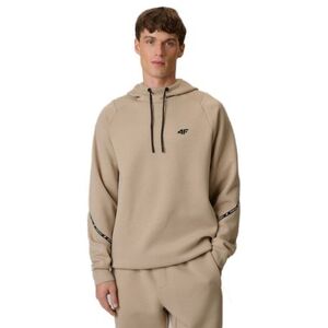 Pánská mikina s kapucí 4F-SWEATSHIRT M2238-83S-BEIGE obraz