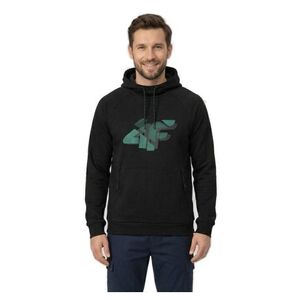 Pánská mikina s kapucí 4F-SWEATSHIRT M2241-20S-DEEP BLACK obraz