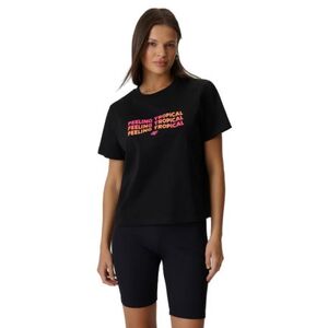 Dámské tričko s krátkým rukávem 4F-TSHIRT F2720-20S-DEEP BLACK obraz